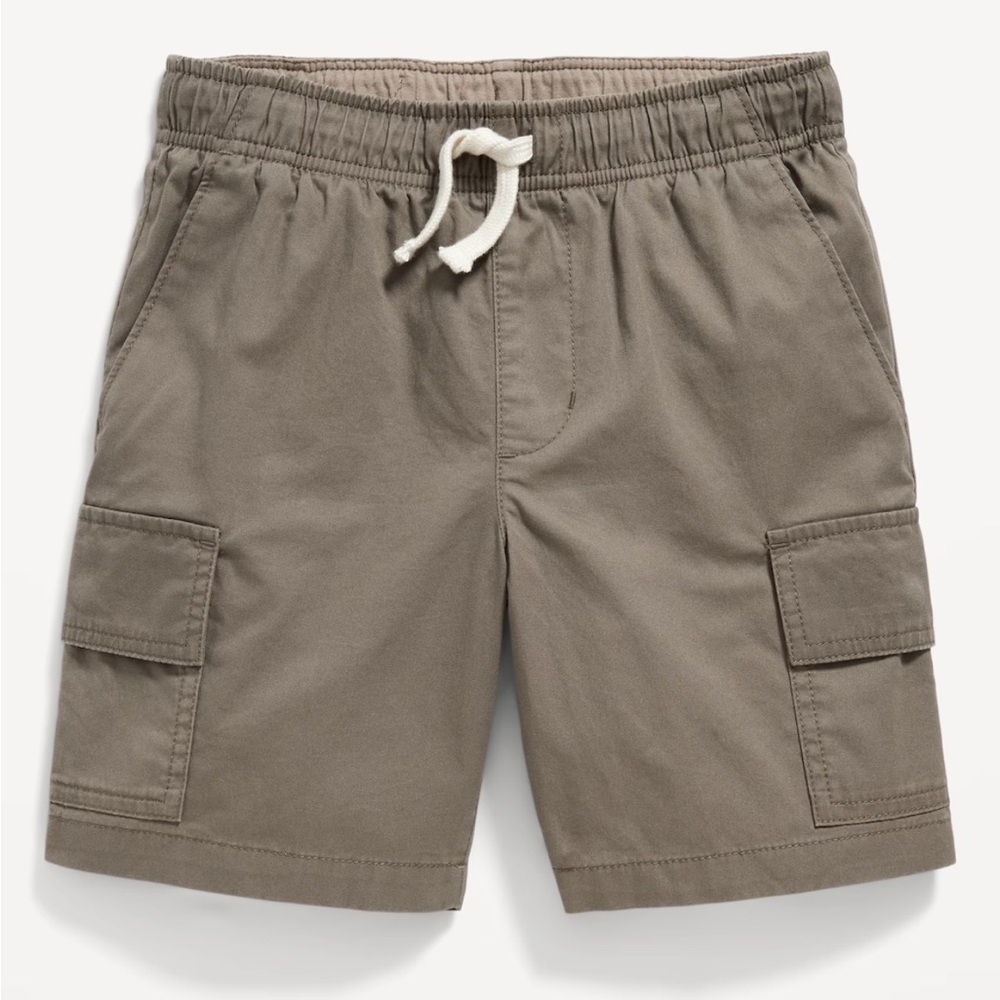 OLD NAVY Above the Knee Cargo Jogger Shorts Tan S (6-7)